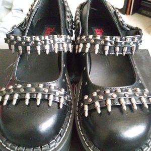 BRAND NEW Demonia Emily Mary Janes Size 8